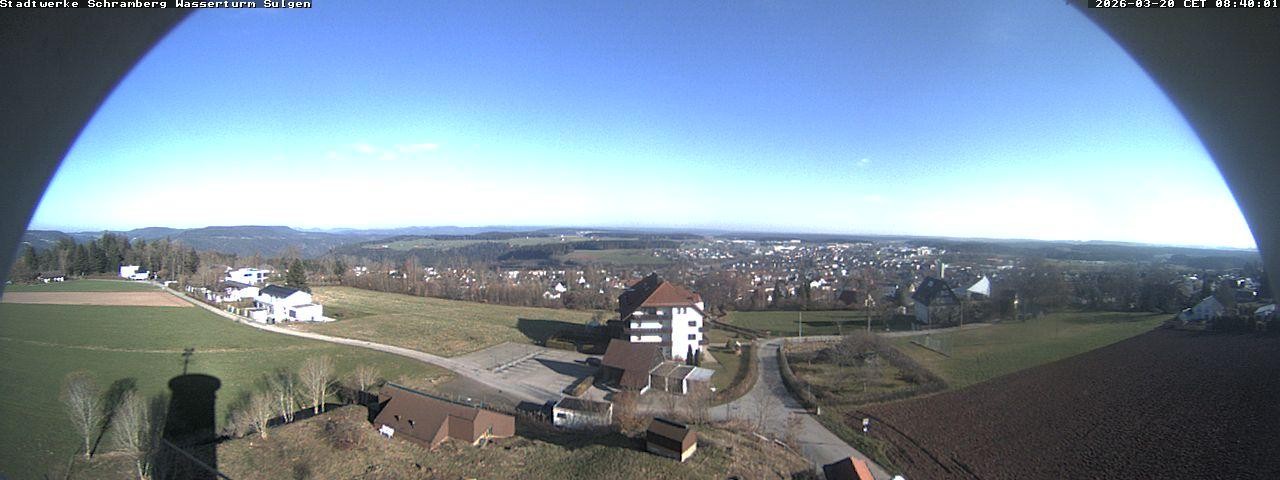 Archiv Foto Webcam Blick vom Wasserturm Sulgen