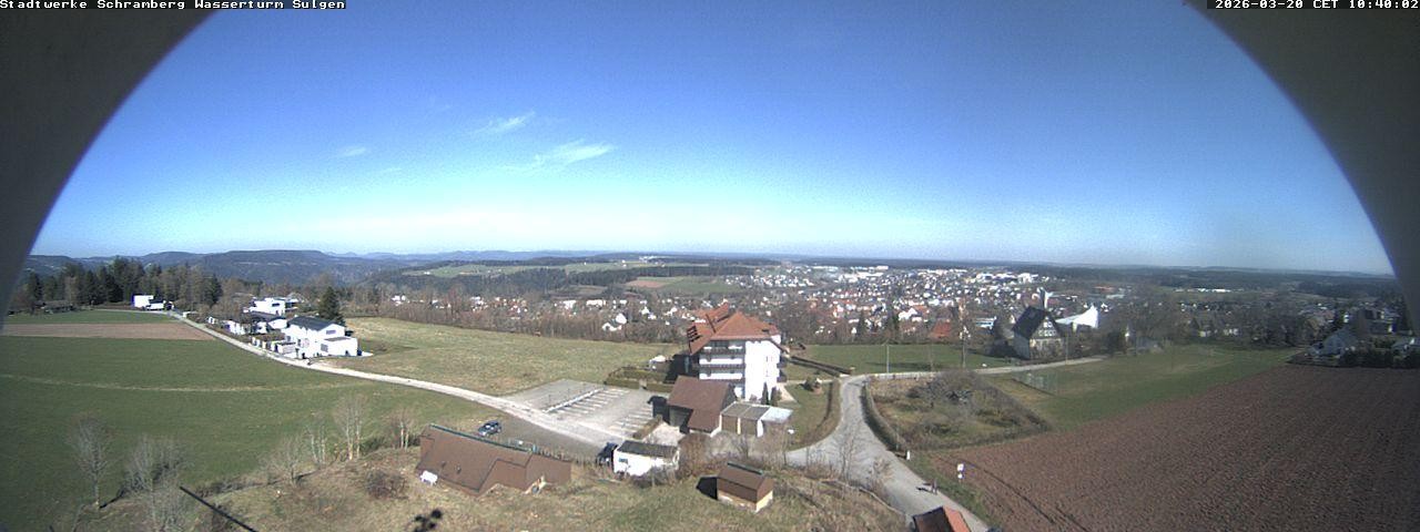 Archiv Foto Webcam Blick vom Wasserturm Sulgen
