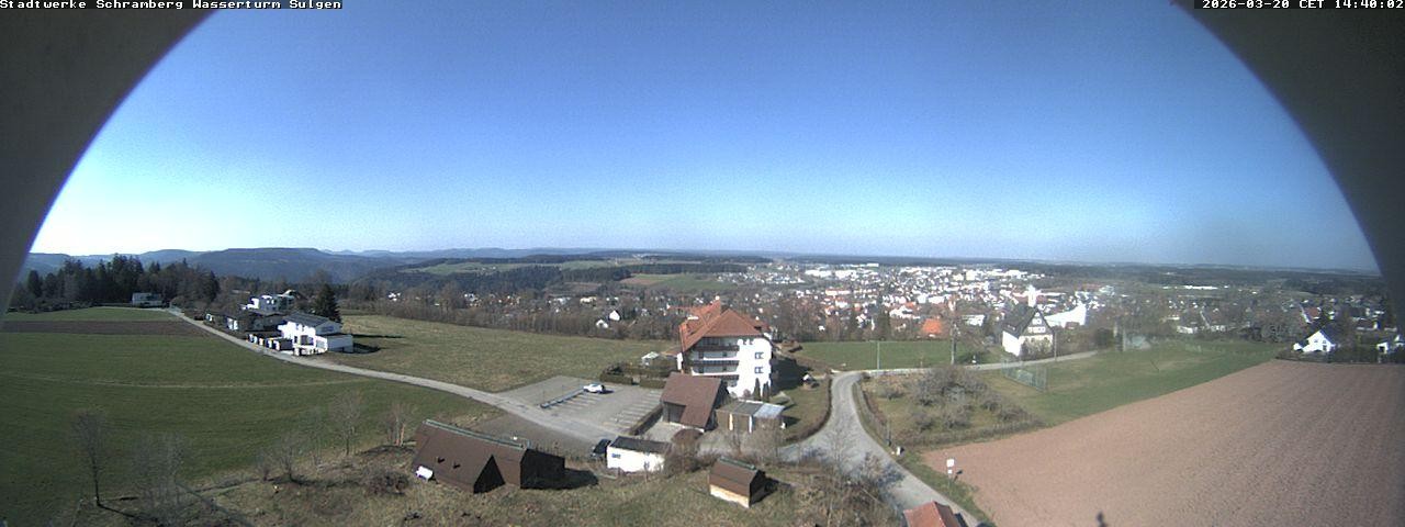 Archiv Foto Webcam Blick vom Wasserturm Sulgen