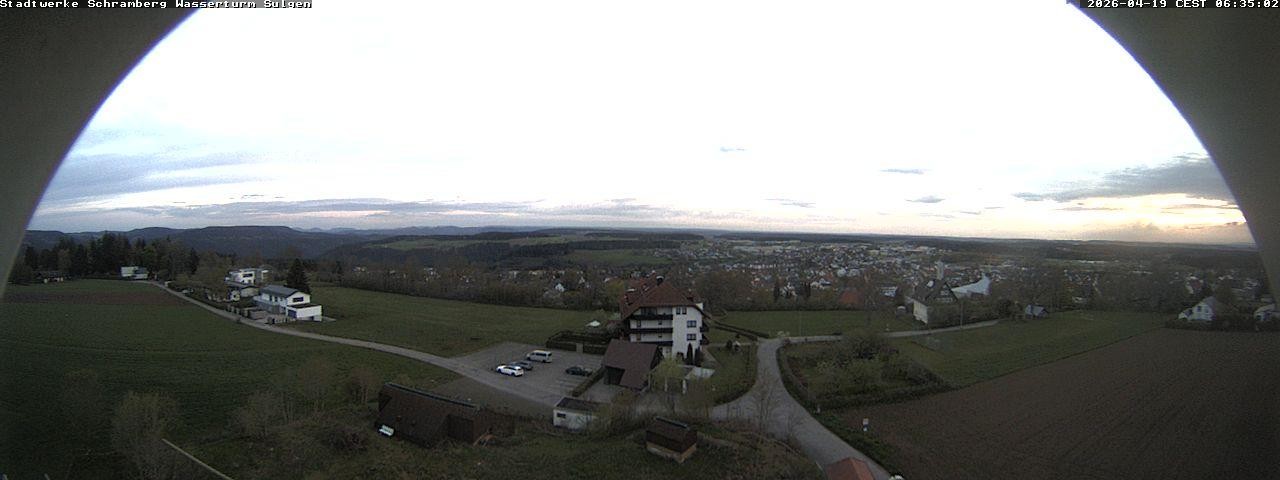 Archiv Foto Webcam Blick vom Wasserturm Sulgen