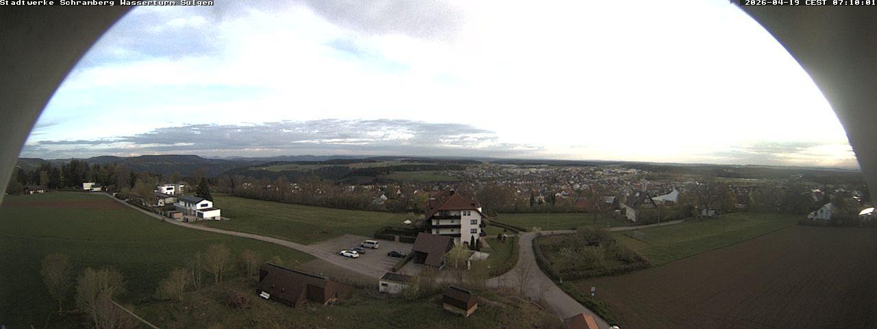 Archiv Foto Webcam Blick vom Wasserturm Sulgen