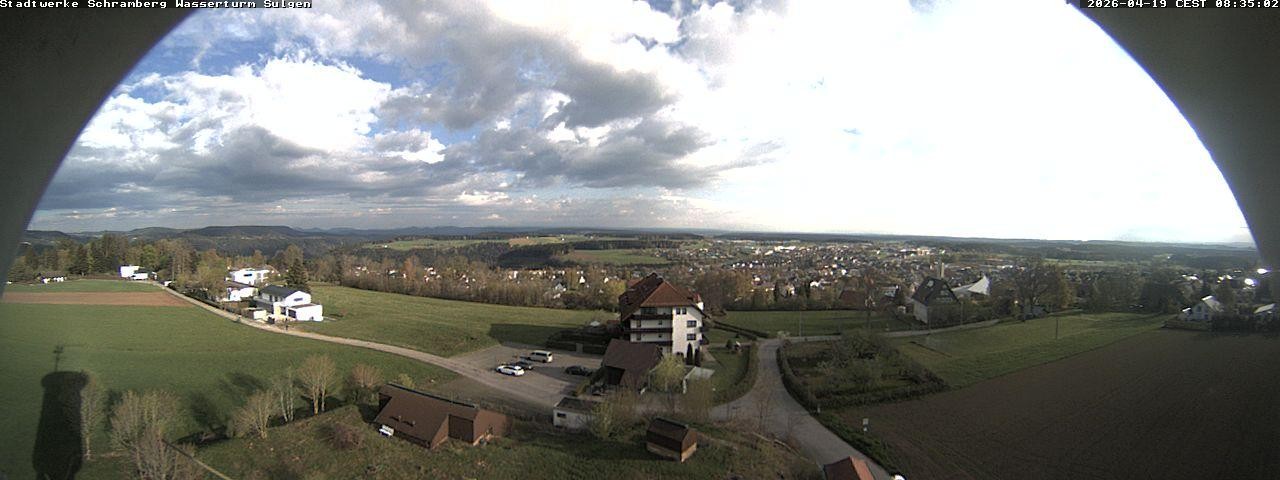 Archiv Foto Webcam Blick vom Wasserturm Sulgen