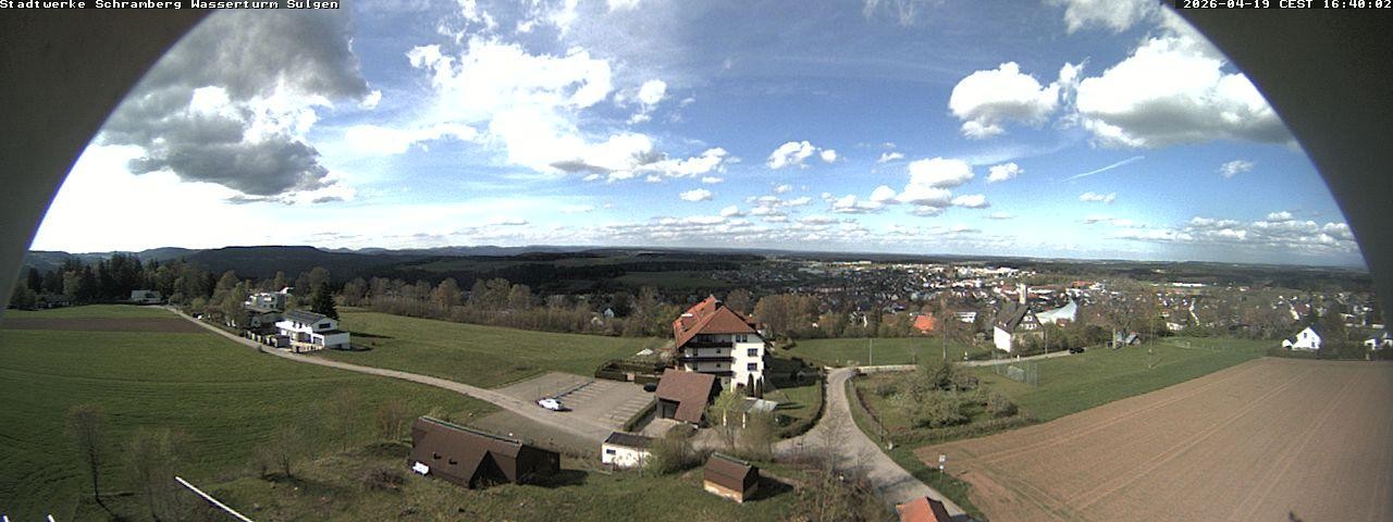 Archiv Foto Webcam Blick vom Wasserturm Sulgen