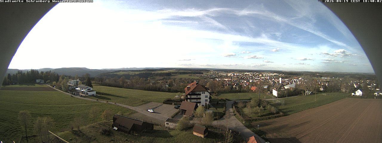 Archiv Foto Webcam Blick vom Wasserturm Sulgen
