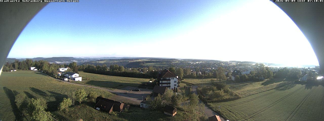 Archiv Foto Webcam Blick vom Wasserturm Sulgen