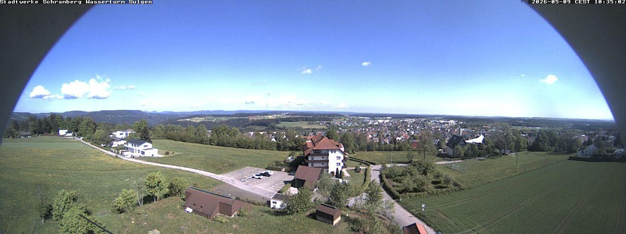 Archiv Foto Webcam Blick vom Wasserturm Sulgen