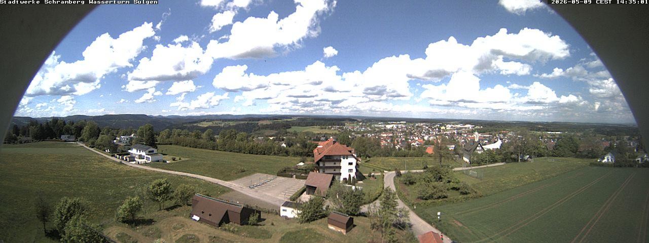 Archiv Foto Webcam Blick vom Wasserturm Sulgen