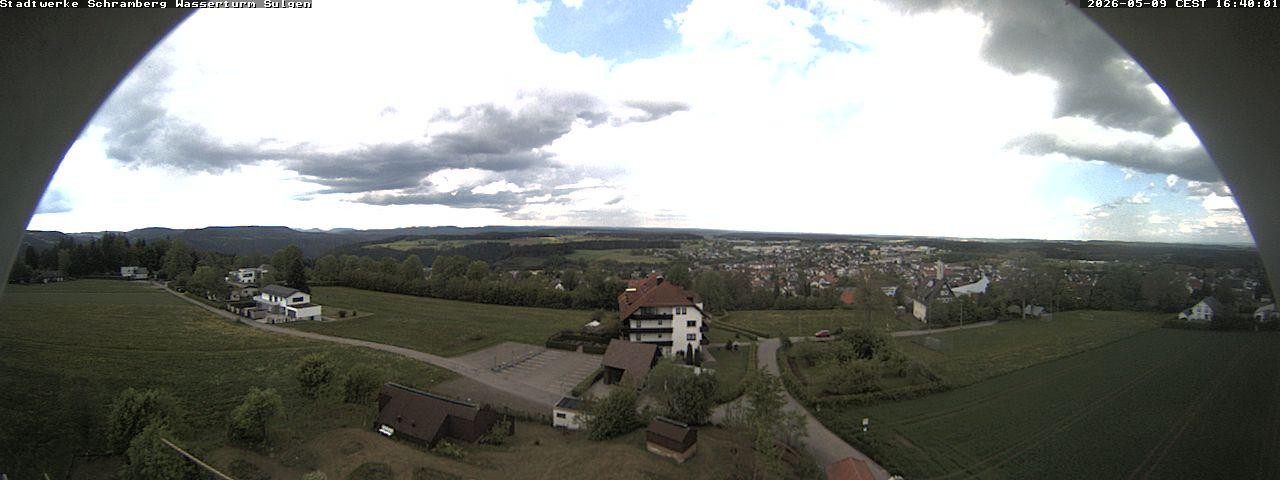Archiv Foto Webcam Blick vom Wasserturm Sulgen