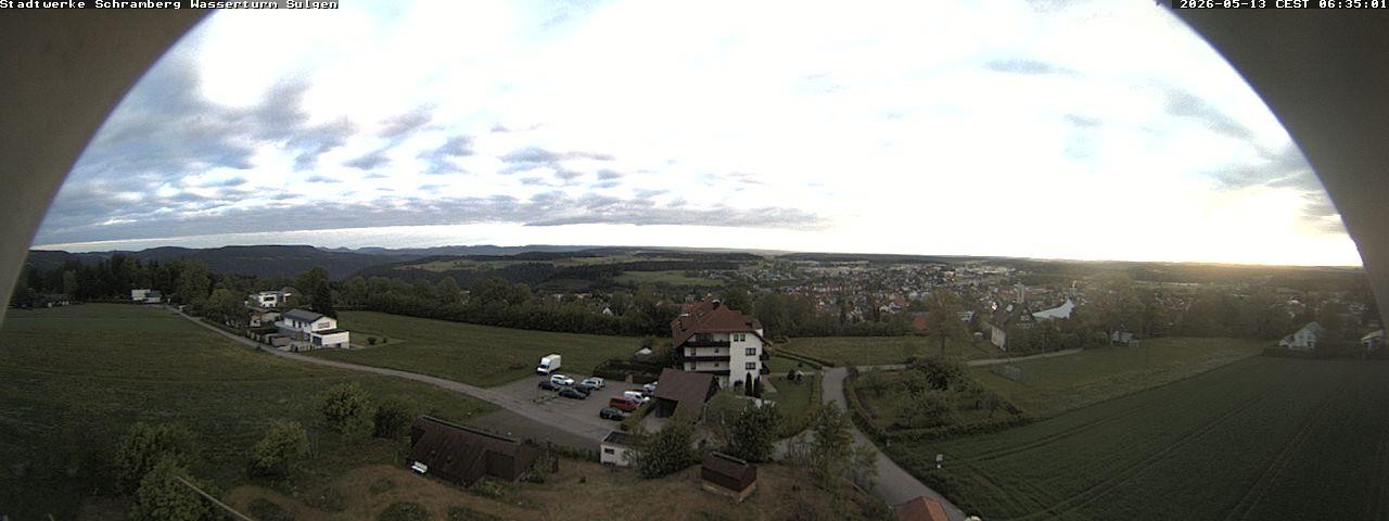 Archiv Foto Webcam Blick vom Wasserturm Sulgen