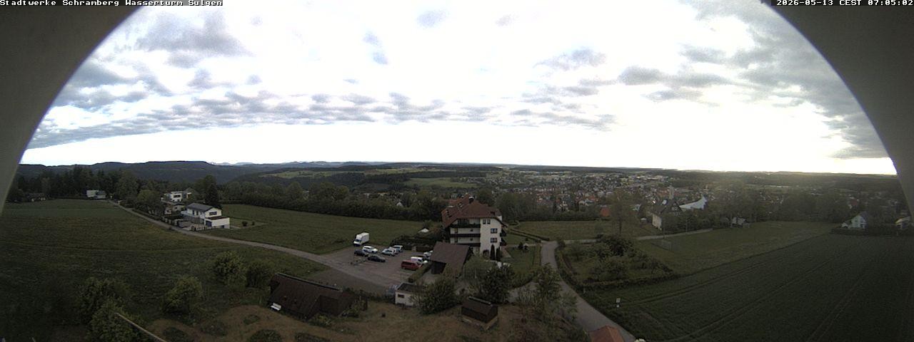 Archiv Foto Webcam Blick vom Wasserturm Sulgen