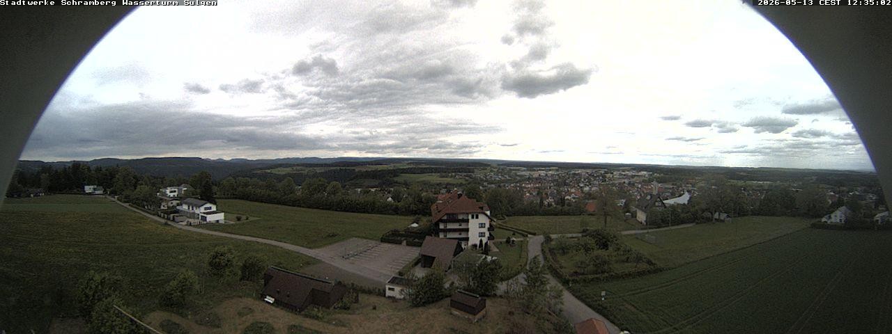 Archiv Foto Webcam Blick vom Wasserturm Sulgen