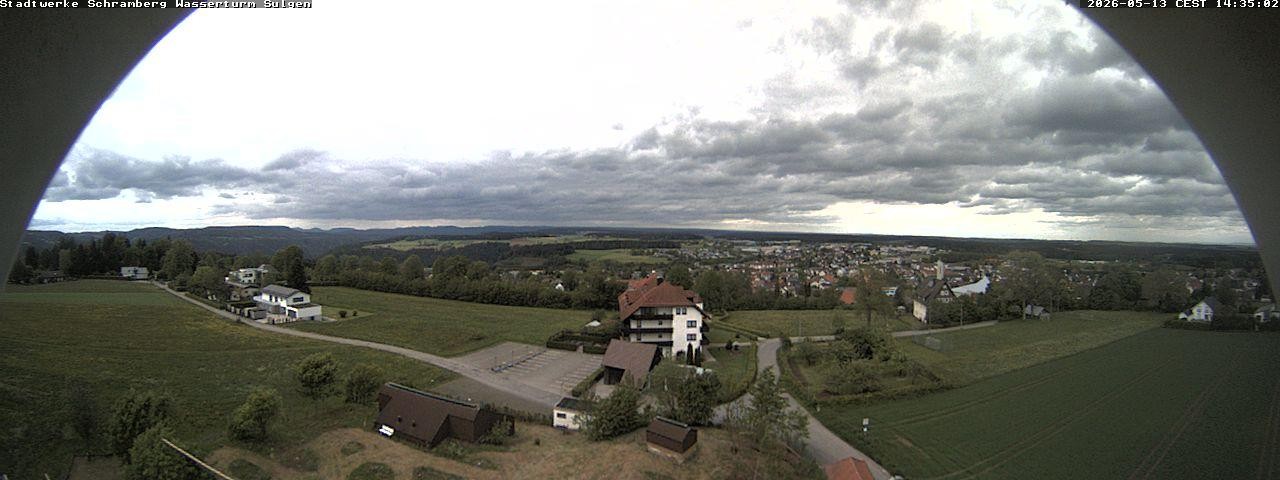 Archiv Foto Webcam Blick vom Wasserturm Sulgen