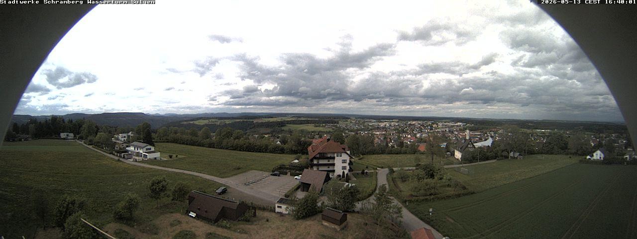 Archiv Foto Webcam Blick vom Wasserturm Sulgen