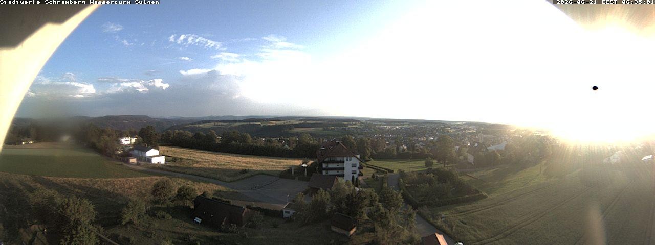 Archiv Foto Webcam Blick vom Wasserturm Sulgen