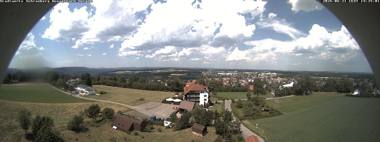 Archiv Foto Webcam Blick vom Wasserturm Sulgen