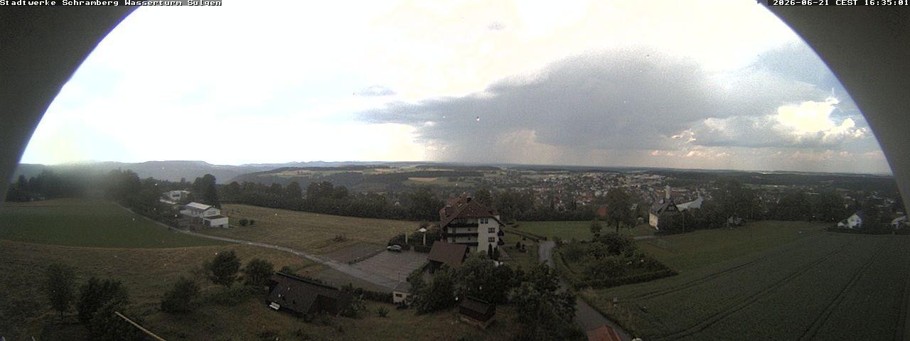 Archiv Foto Webcam Blick vom Wasserturm Sulgen