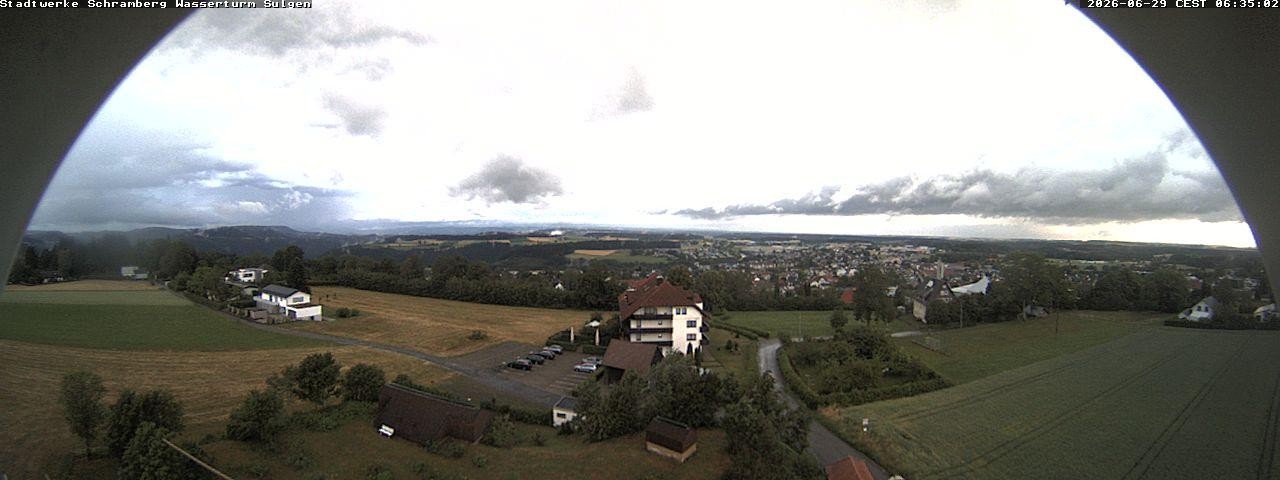 Archiv Foto Webcam Blick vom Wasserturm Sulgen