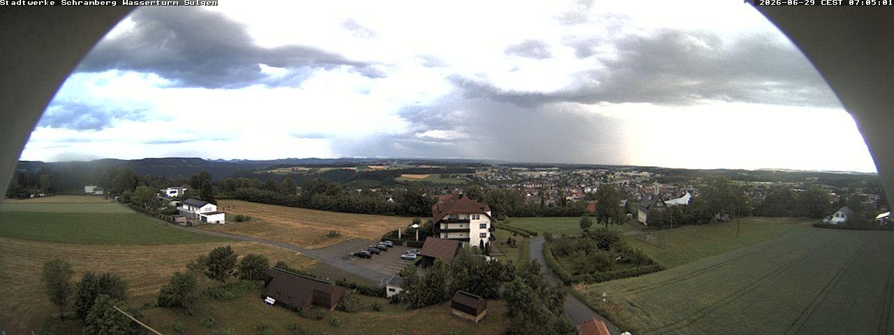 Archiv Foto Webcam Blick vom Wasserturm Sulgen
