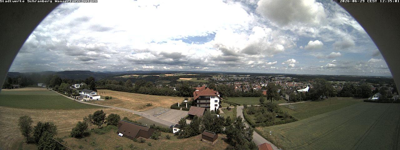 Archiv Foto Webcam Blick vom Wasserturm Sulgen