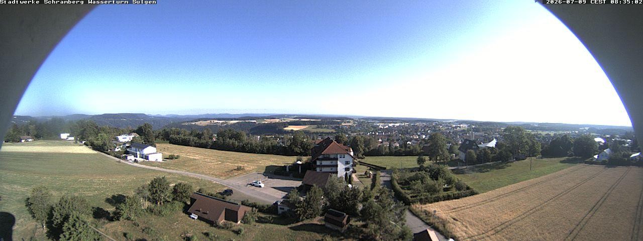 Archiv Foto Webcam Blick vom Wasserturm Sulgen