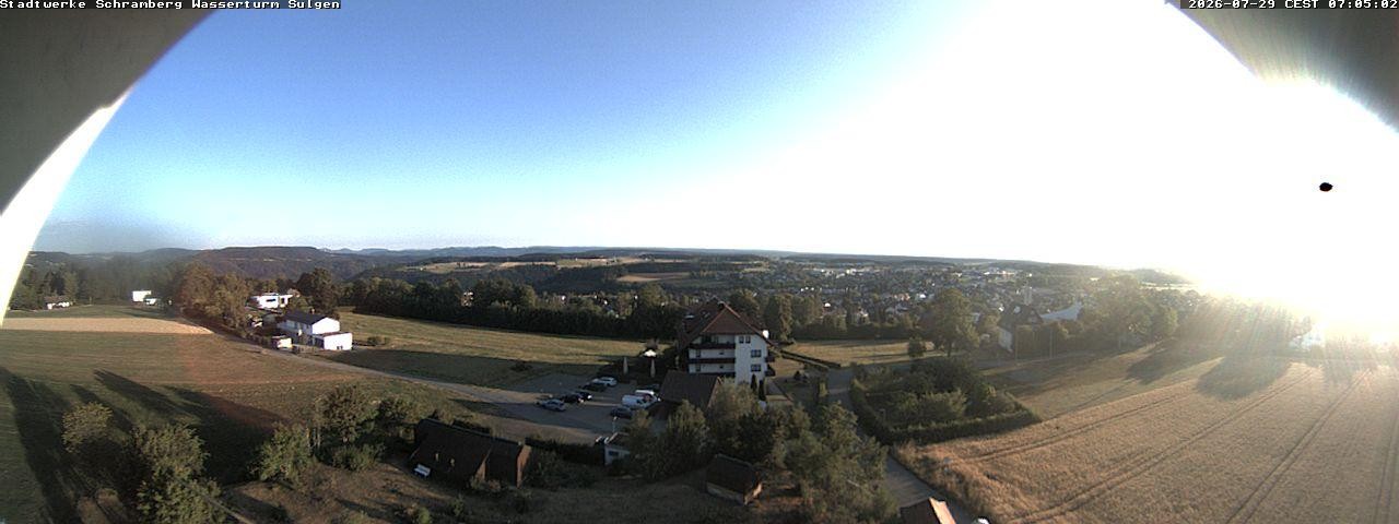 Archiv Foto Webcam Blick vom Wasserturm Sulgen