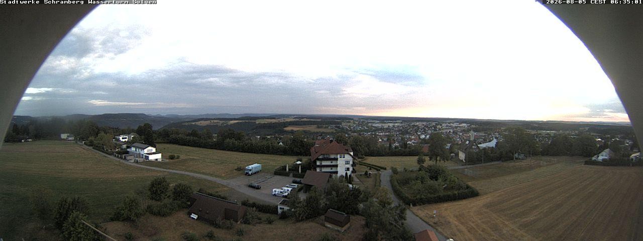 Archiv Foto Webcam Blick vom Wasserturm Sulgen