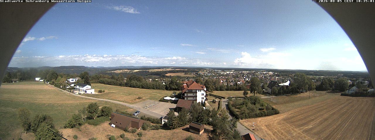 Archiv Foto Webcam Blick vom Wasserturm Sulgen