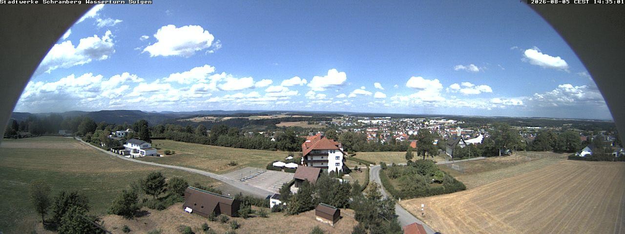 Archiv Foto Webcam Blick vom Wasserturm Sulgen
