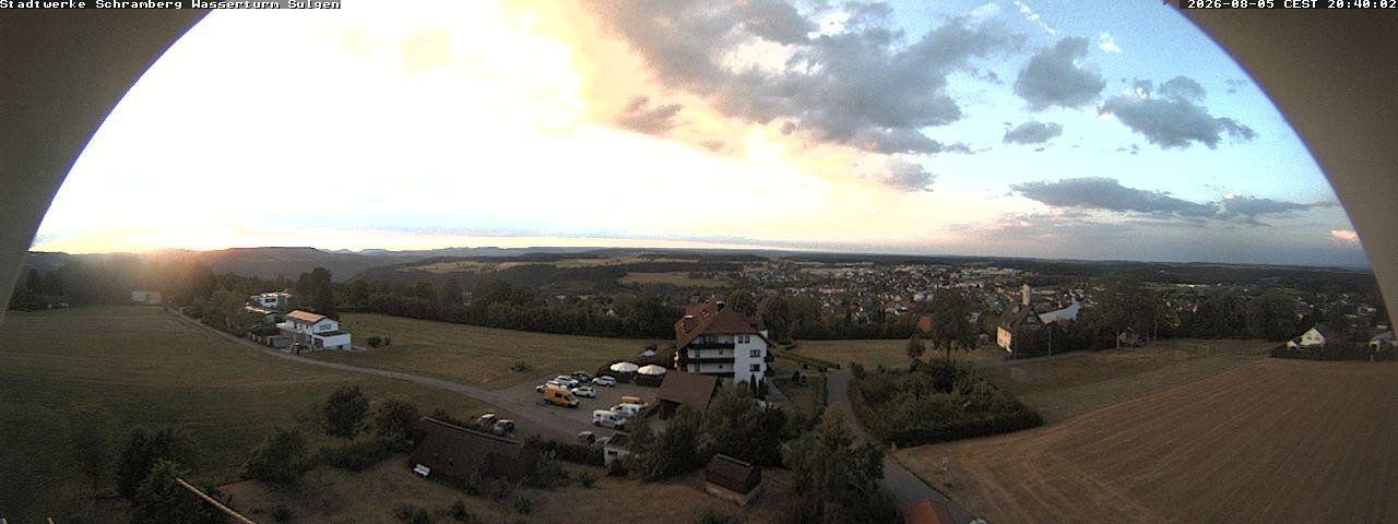Archiv Foto Webcam Blick vom Wasserturm Sulgen
