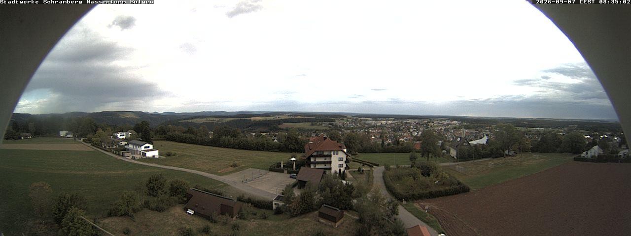 Archiv Foto Webcam Blick vom Wasserturm Sulgen