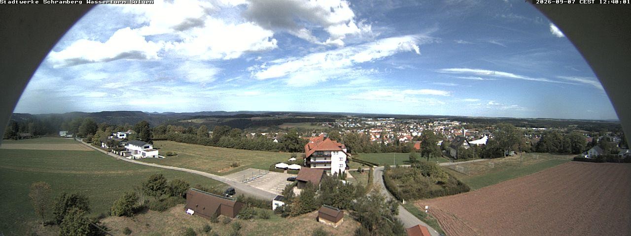 Archiv Foto Webcam Blick vom Wasserturm Sulgen