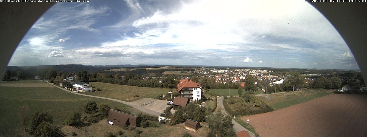 Archiv Foto Webcam Blick vom Wasserturm Sulgen