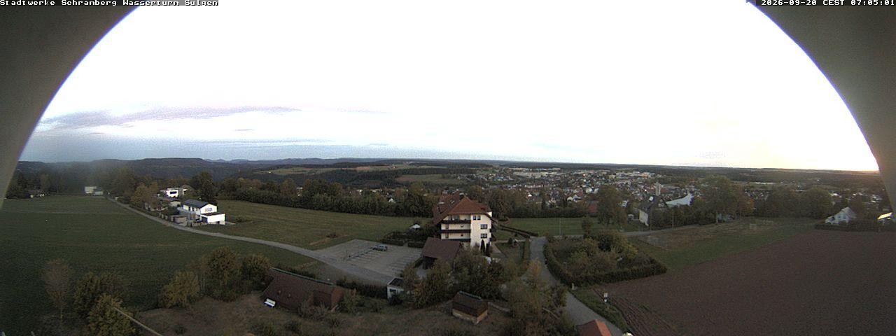 Archiv Foto Webcam Blick vom Wasserturm Sulgen