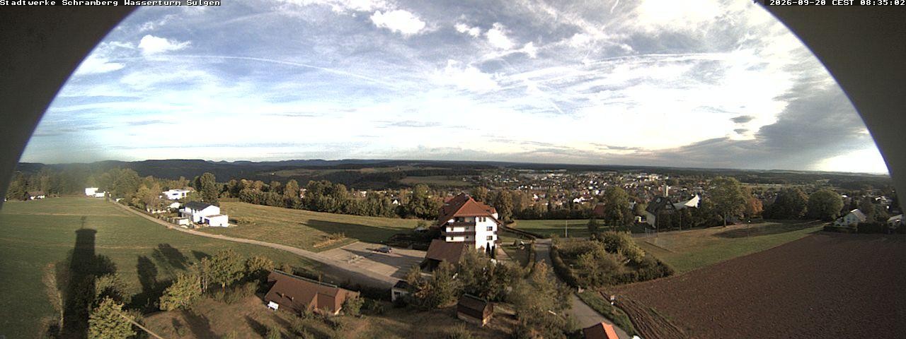 Archiv Foto Webcam Blick vom Wasserturm Sulgen