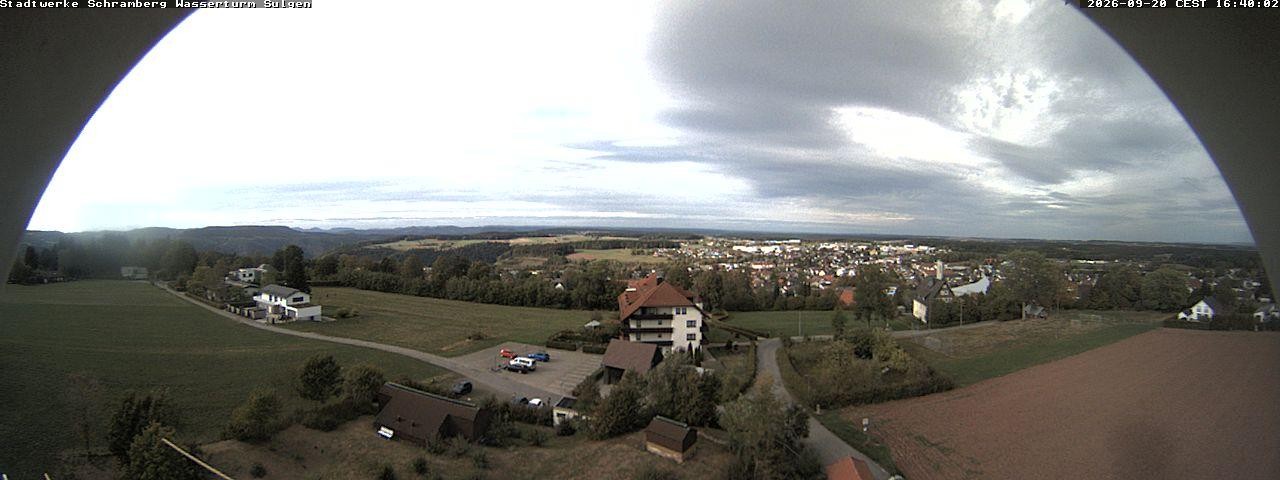 Archiv Foto Webcam Blick vom Wasserturm Sulgen