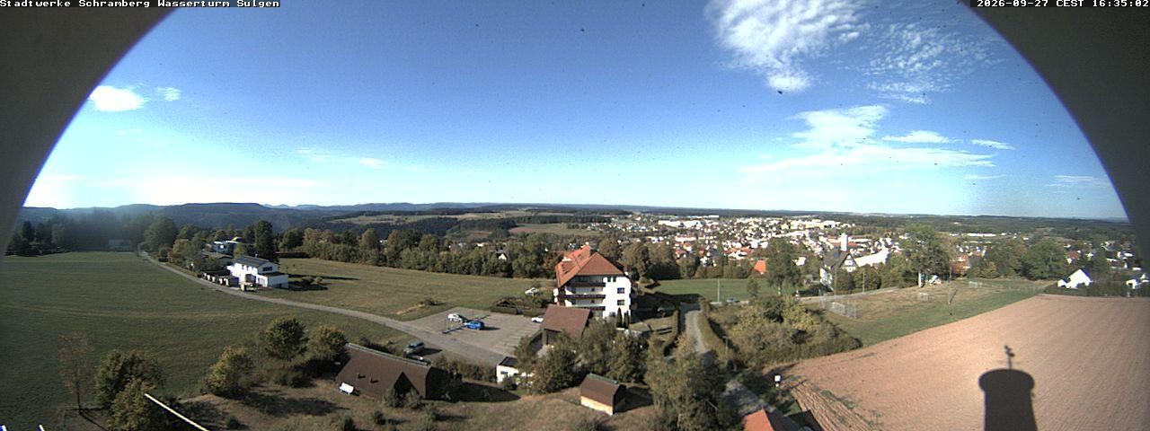 Archiv Foto Webcam Blick vom Wasserturm Sulgen