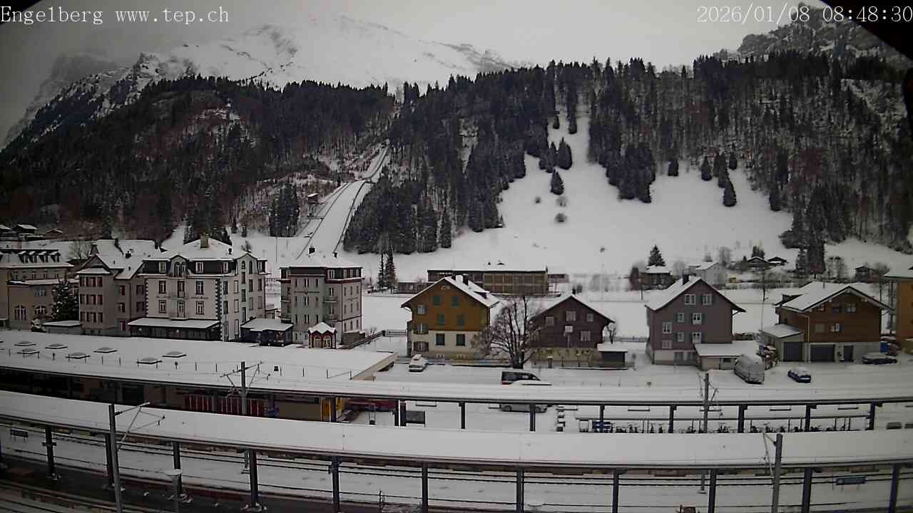 Archiv Foto Webcam Engelberg: Bahnhof