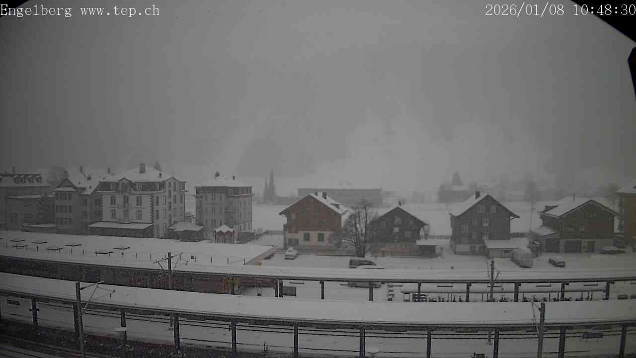 Archiv Foto Webcam Engelberg: Bahnhof