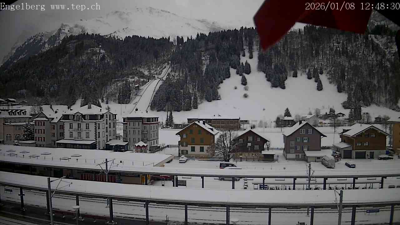 Archiv Foto Webcam Engelberg: Bahnhof