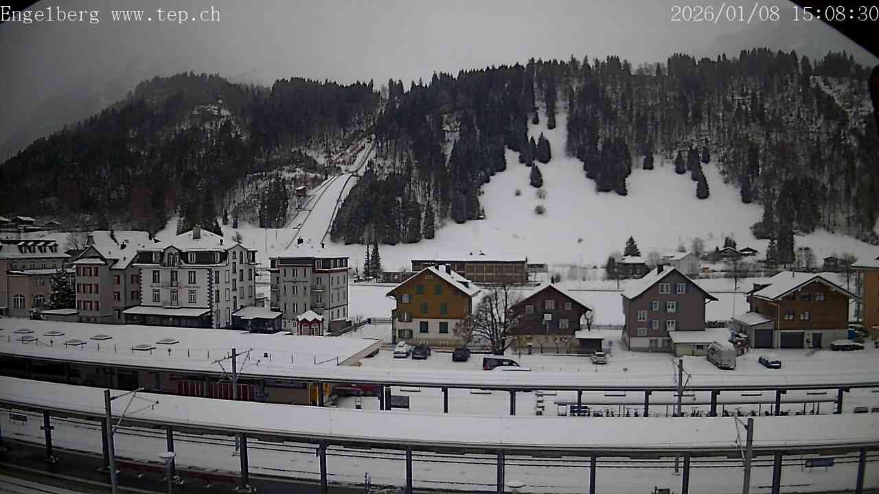 Archiv Foto Webcam Engelberg: Bahnhof