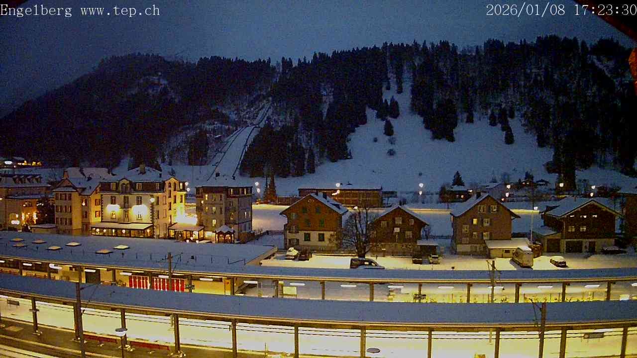 Archiv Foto Webcam Engelberg: Bahnhof