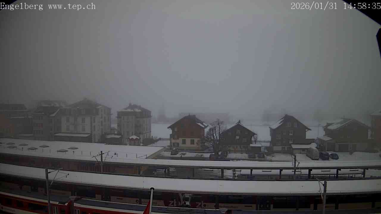 Archiv Foto Webcam Engelberg: Bahnhof