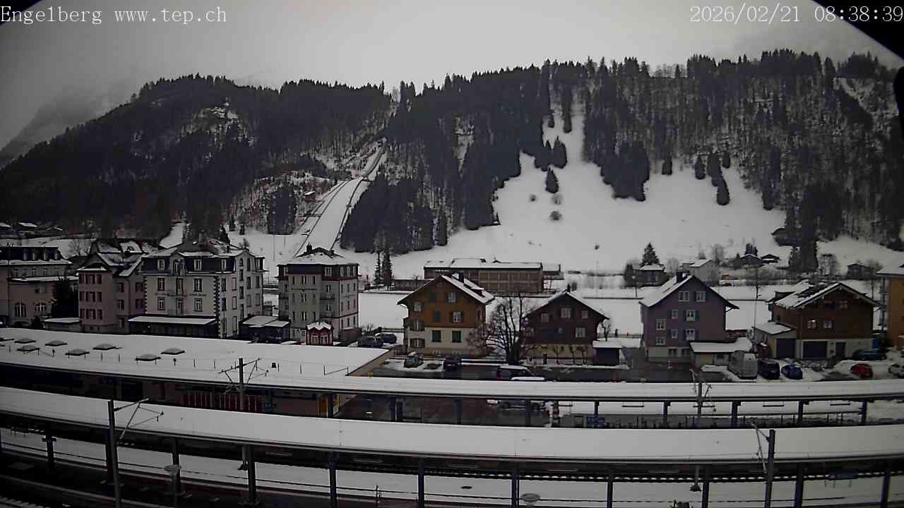 Archiv Foto Webcam Engelberg: Bahnhof