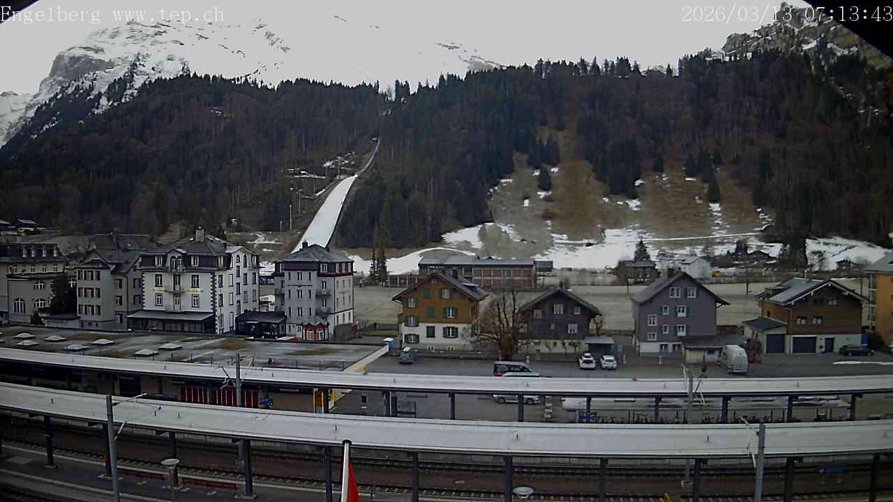 Archiv Foto Webcam Engelberg: Bahnhof