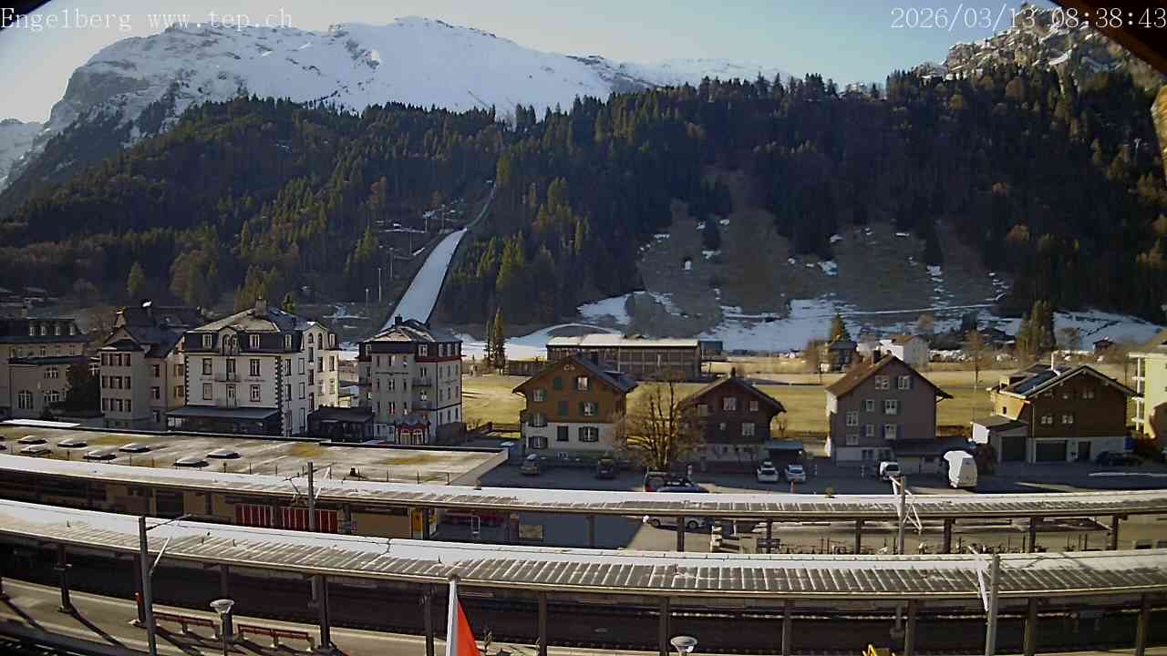 Archiv Foto Webcam Engelberg: Bahnhof