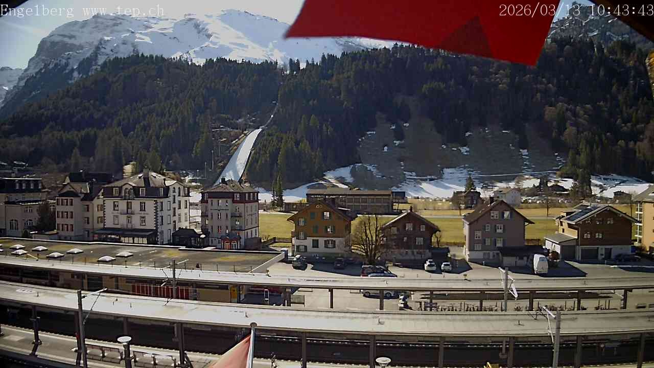 Archiv Foto Webcam Engelberg: Bahnhof