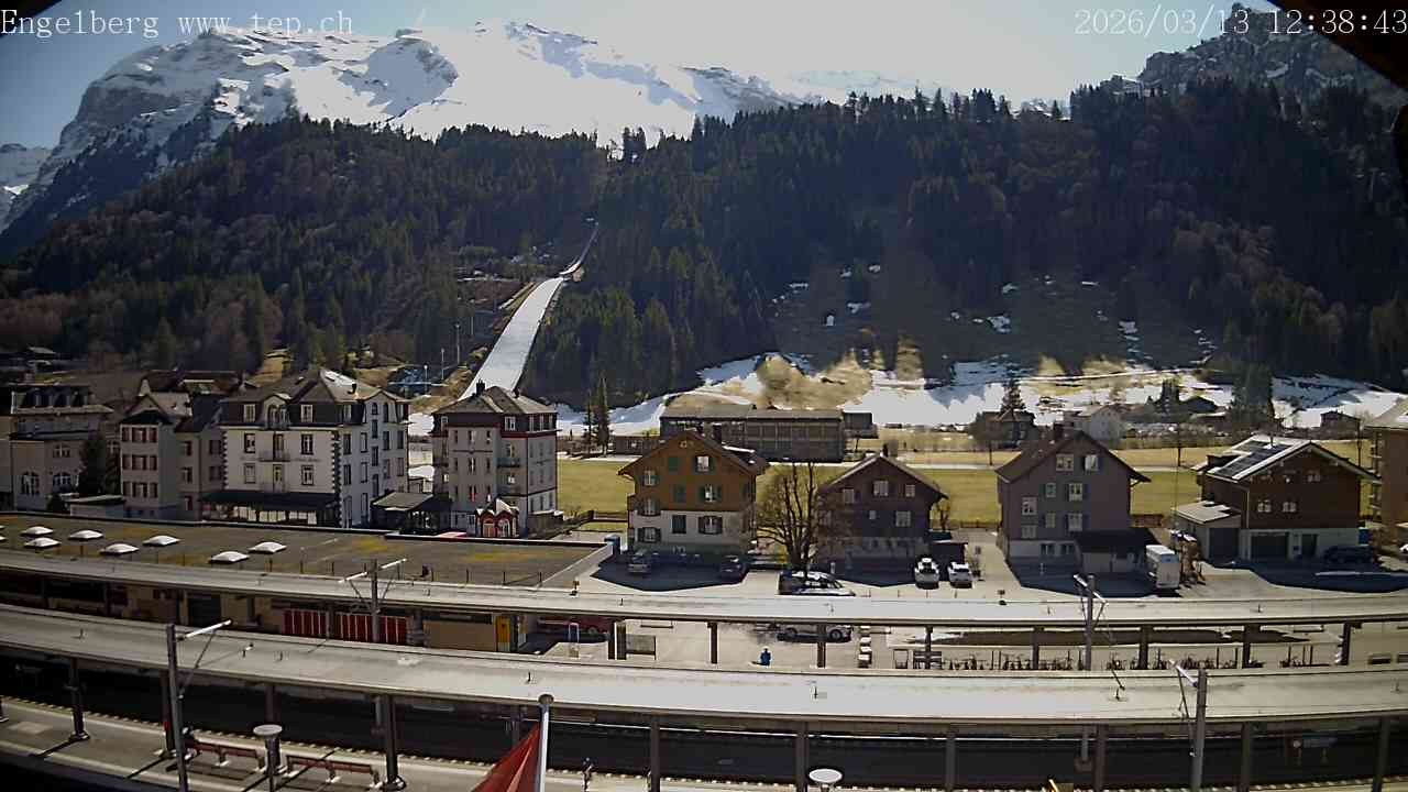 Archiv Foto Webcam Engelberg: Bahnhof