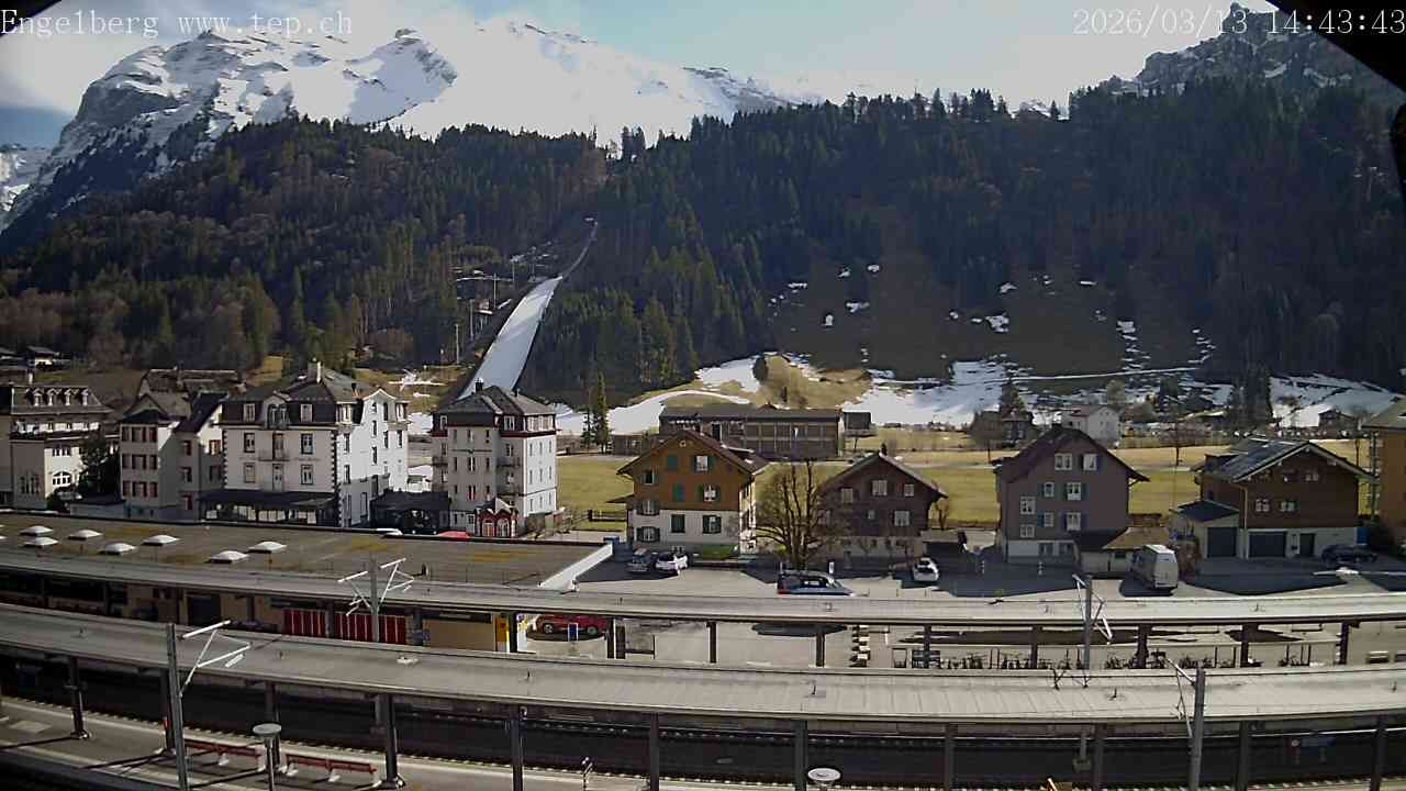 Archiv Foto Webcam Engelberg: Bahnhof