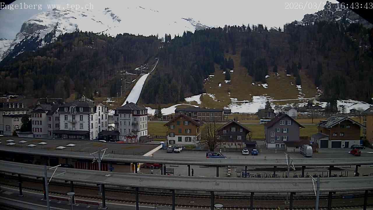 Archiv Foto Webcam Engelberg: Bahnhof