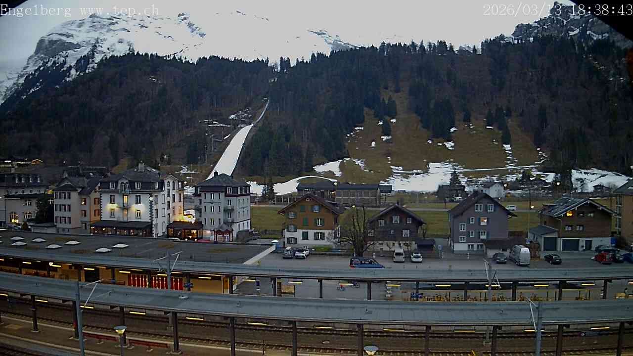Archiv Foto Webcam Engelberg: Bahnhof